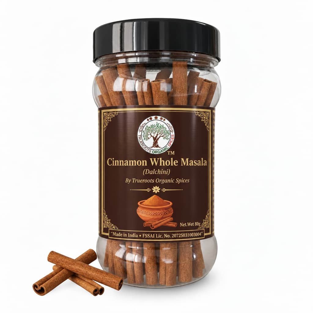 Trueroots Organic Spices Cinnamon (Dalchini) Whole Masala 80g