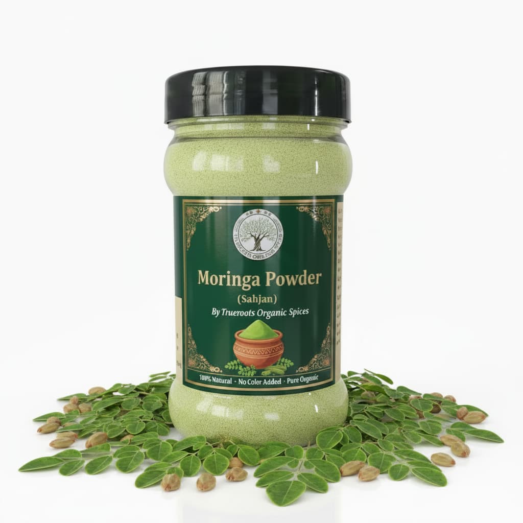 Trueroots Organic Spices Natural Spices Moringa Powder | Sahjan Powder | No Additives