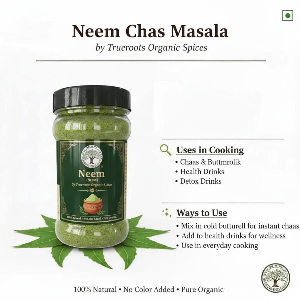 Trueroots Organic Spices Natural Spices Neem Chaas Masala | Neem Chhas | No Additives