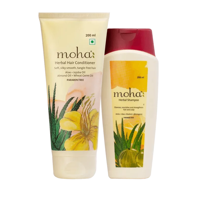 Moha Cosmetics Hair Care Conditioner and Shampoo Duo Kit