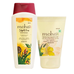 Moha Cosmetics Lustrous Locks Hair Conditioner and Shampoo Combo