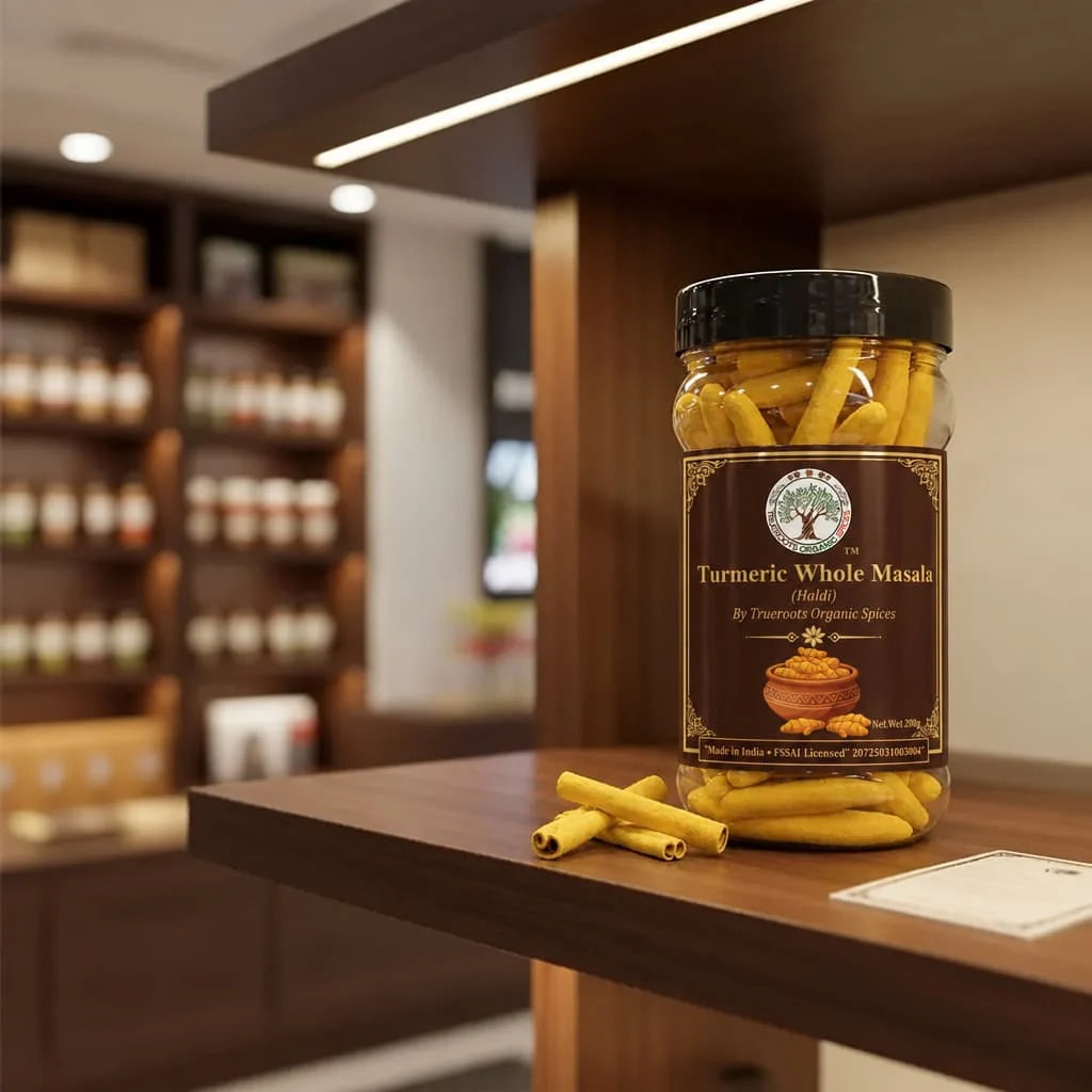 Trueroots Organic Spices Turmeric (Haldi) Whole