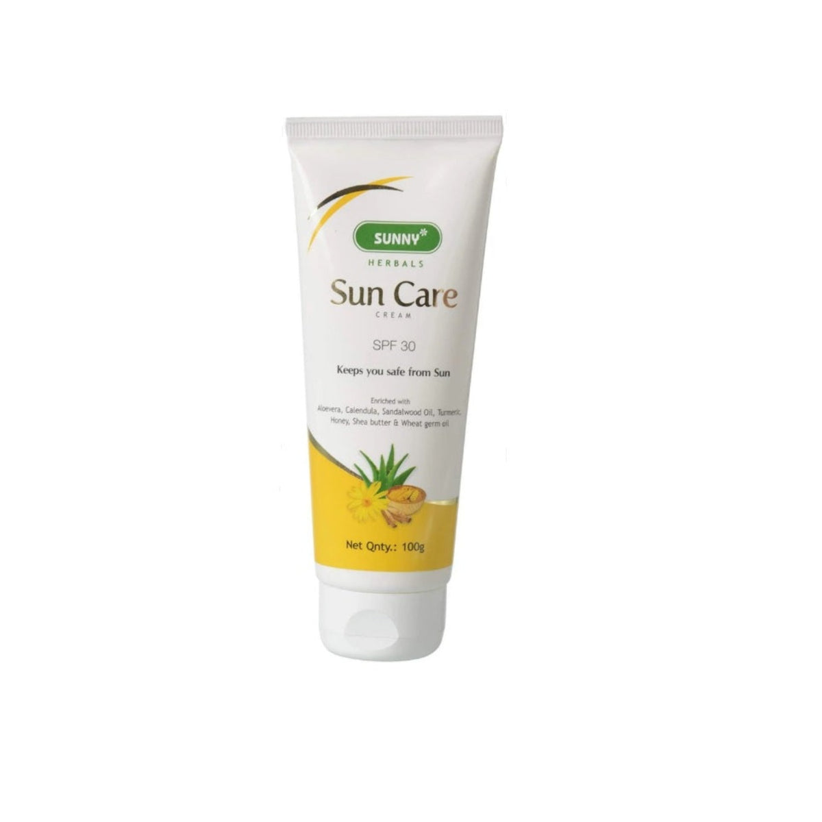 Bakson's Sunny Herbals Sun Care SPF 30, schützt die Haut vor der Sonne, Hautpflegecreme, 100 g