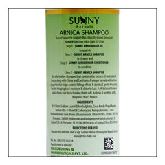 Bakson's Sunny Herbals Arnica mit Arnika, Amla und Henna, um dem Haar mehr Fülle und Sprungkraft zu verleihen, Spülung, 150 ml