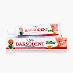 Bakson's Sunny Herbals Baksodent Mundpflege mit antibakterieller Wirkung, Zahnpasta, undurchsichtig, 100 g