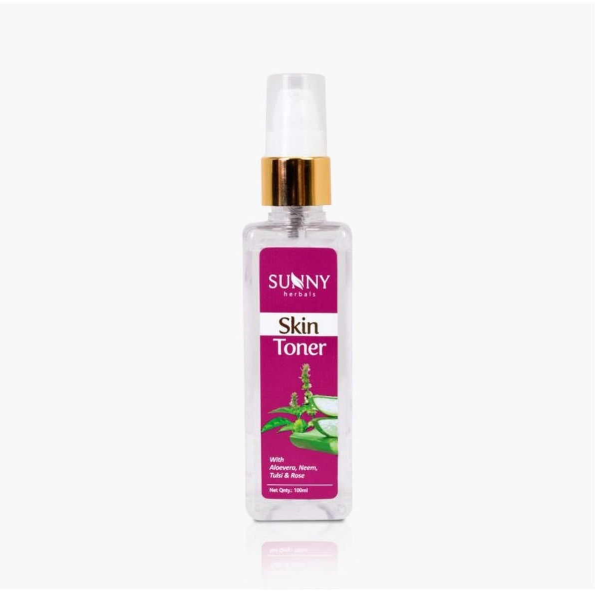 Bakson's Sunny Herbals Skin With Aloevera,Neem & Tulsi For Fresh Look Skin Care Toner Liquid 100ml