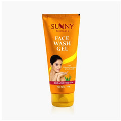 Bakson's Sunny Herbals Face Wash Gel With Aloevera,Calendula And Tea Tree Oil Natural Cleanser Gel