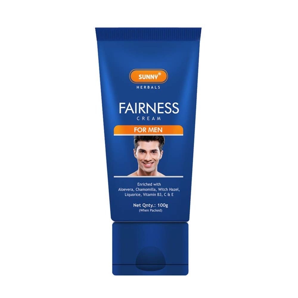 Bakson's Sunny Herbals Fairness für Männer sorgt für strahlende Hautpflegecreme, 100 g