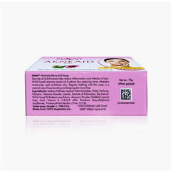 Bakson's Sunny Herbals Akne Aid mit Echinacea, Teebaumöl, Hamamelis, Berberis Aqu &amp; Aloe Vera für pickelfreie Hautpflegeseife, 75 g
