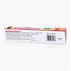 Bakson's Sunny Herbals Baksodent Mundpflege mit antibakterieller Wirkung, Zahnpasta, undurchsichtig, 100 g