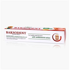 Bakson's Sunny Herbals Baksodent Mundpflege mit antibakterieller Wirkung, Zahnpasta, undurchsichtig, 100 g