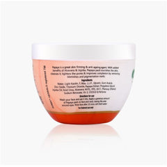 Bakson's Sunny Herbals Papaya-Packung mit Aloe Vera und Papaya-Jojoba-Öl für klare und junge Haut, Pflegepackung, 150 g