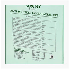 Bakson's Sunny Herbals Anti-Falten-Gesichtsbehandlung für ein jugendliches Aussehen, Set 5 x 50 (GM/ML)