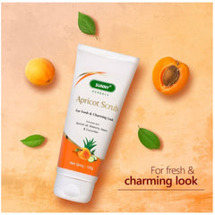 Bakson's Sunny Herbals Apricot Aloevera with Neem & Cucumber For Fresh & Charming Look Skin Care Scrub 100gm