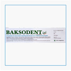 Bakson's Sunny Herbals Baksodent Zahnpasta-Gel gegen Zahnfleischentzündungen, 100 g