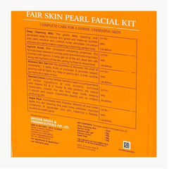 Bakson's Sunny Herbals Fair Skin Pearl Gesichtspflege, Komplettpflege für eine schönere, bezaubernde Haut, Set 5 x 50 (g/ml)