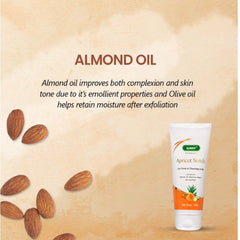 Bakson's Sunny Herbals Apricot Aloevera with Neem & Cucumber For Fresh & Charming Look Skin Care Scrub 100gm