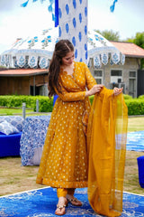 Bollywood, indisch, pakistanisch, ethnisch, Partykleidung, weiches reines Georgette-Anarkali-Dupatta-Kleid