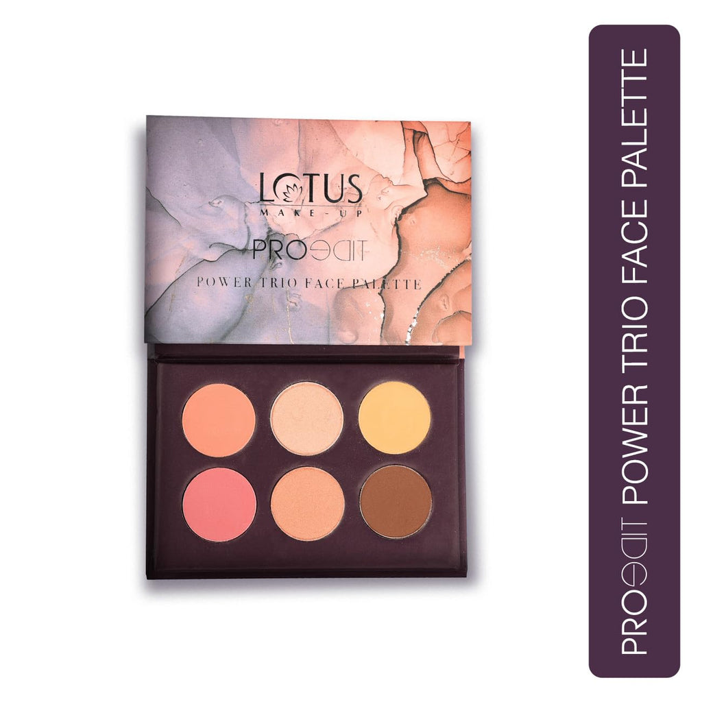 Lotus Make Up Cosmetics Proedit Power Trio Face Palette