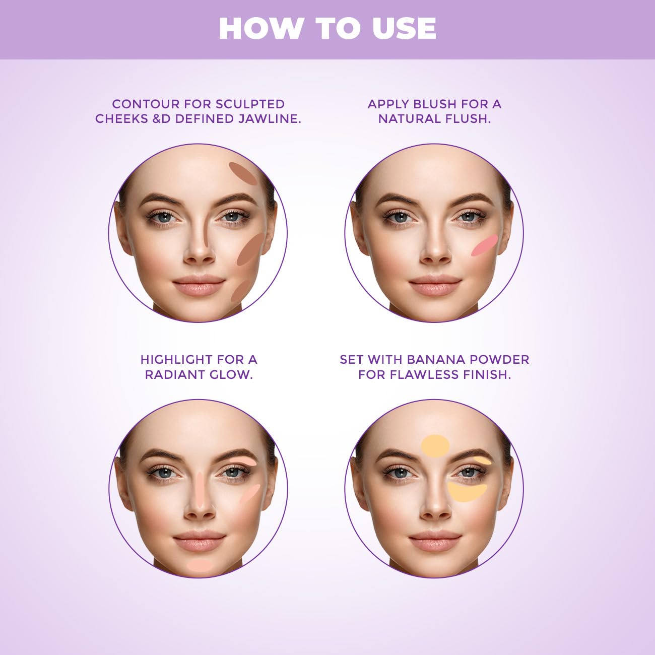 Lotus Make Up Cosmetics Proedit Power Trio Face Palette