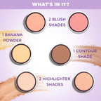 Lotus Make Up Cosmetics Proedit Power Trio Face Palette