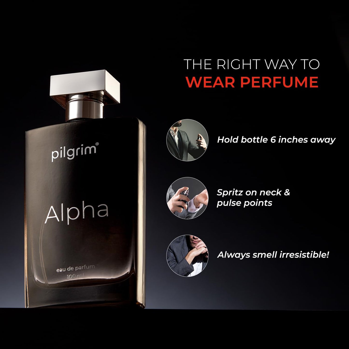 Pilgrim Cosmetics Alpha Eau De Parfum Men 100ml