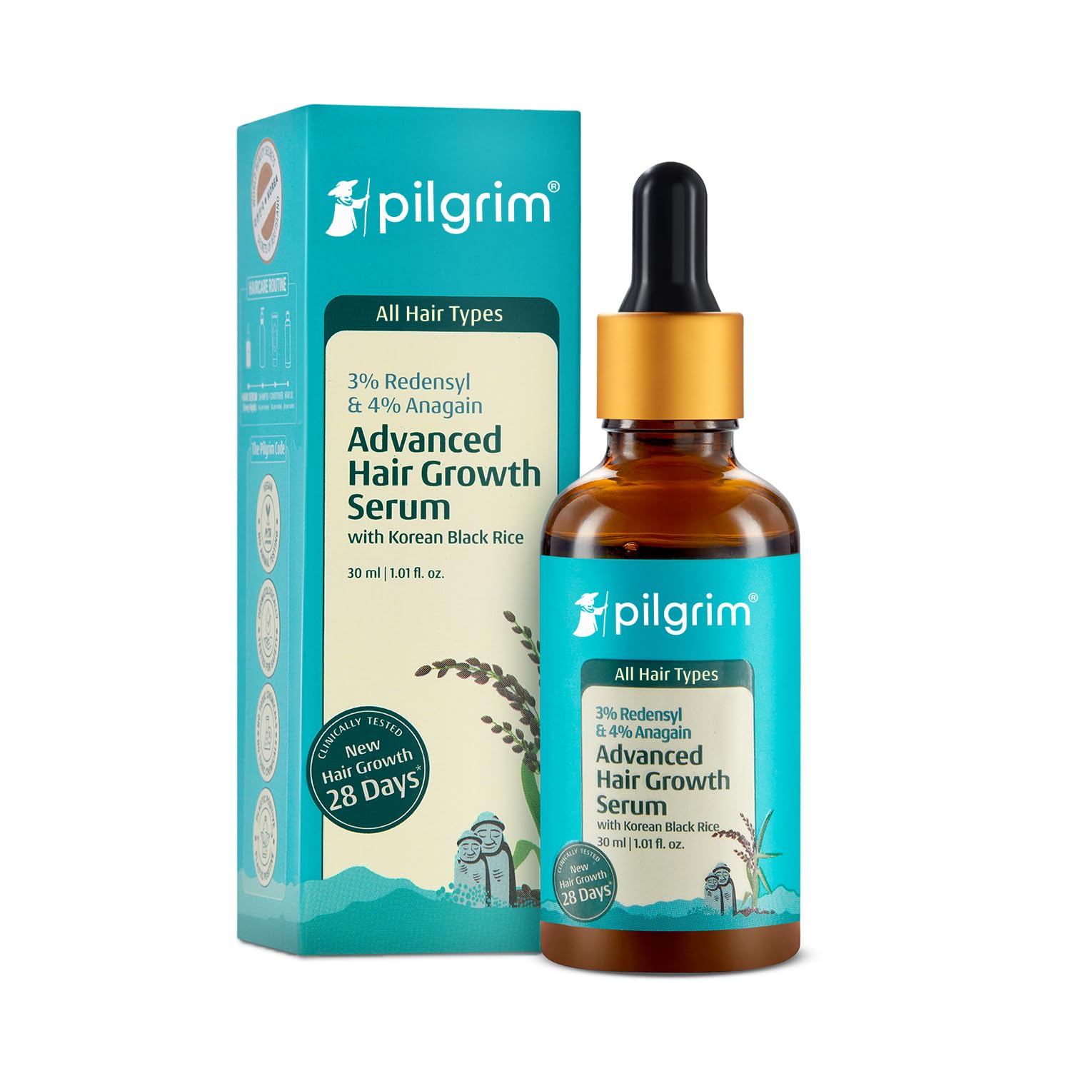Pilgrim Cosmetics 3% Redensyl & 4% Anagain Advanced Hair Growth Serum 30ml