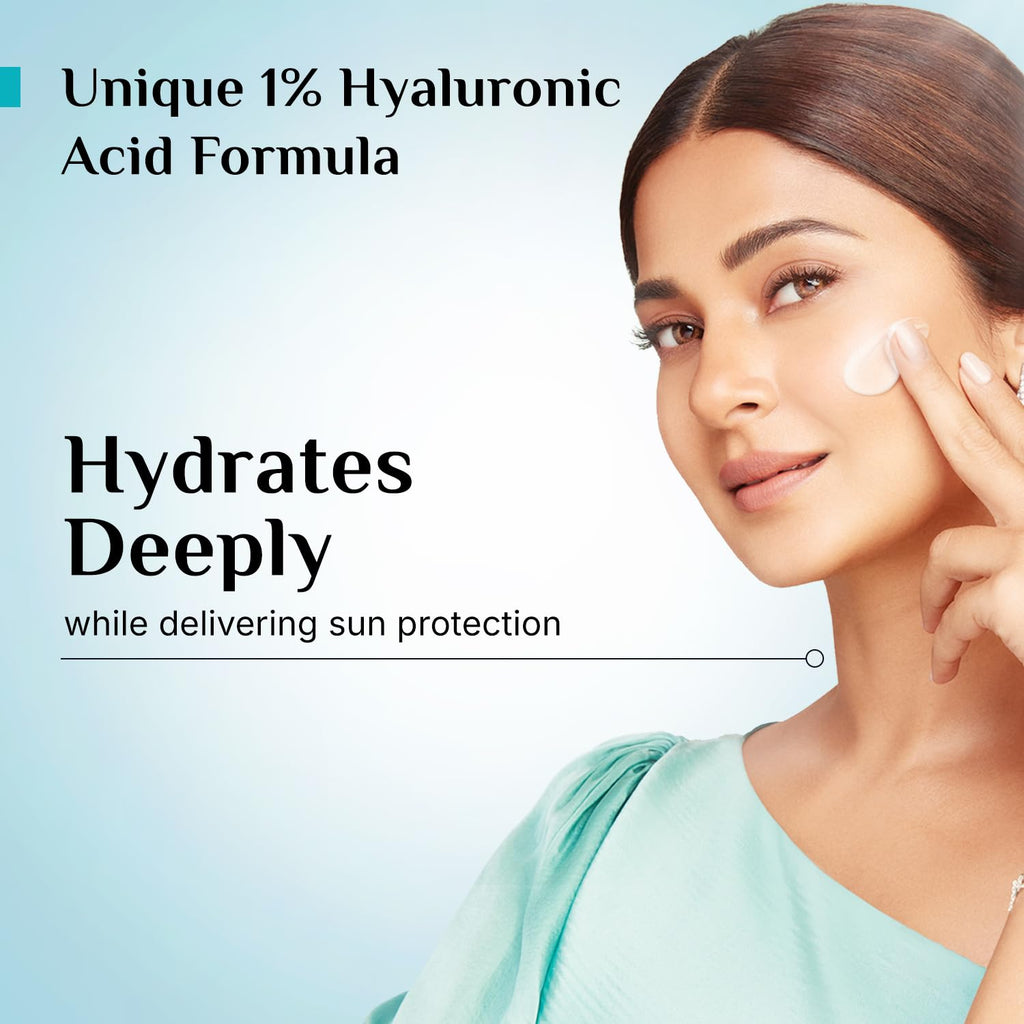 Pilgrim Cosmetics 1% Hyaluronic Acid Aqua Sunscreen Gel SPF 50 PA++++ 50g