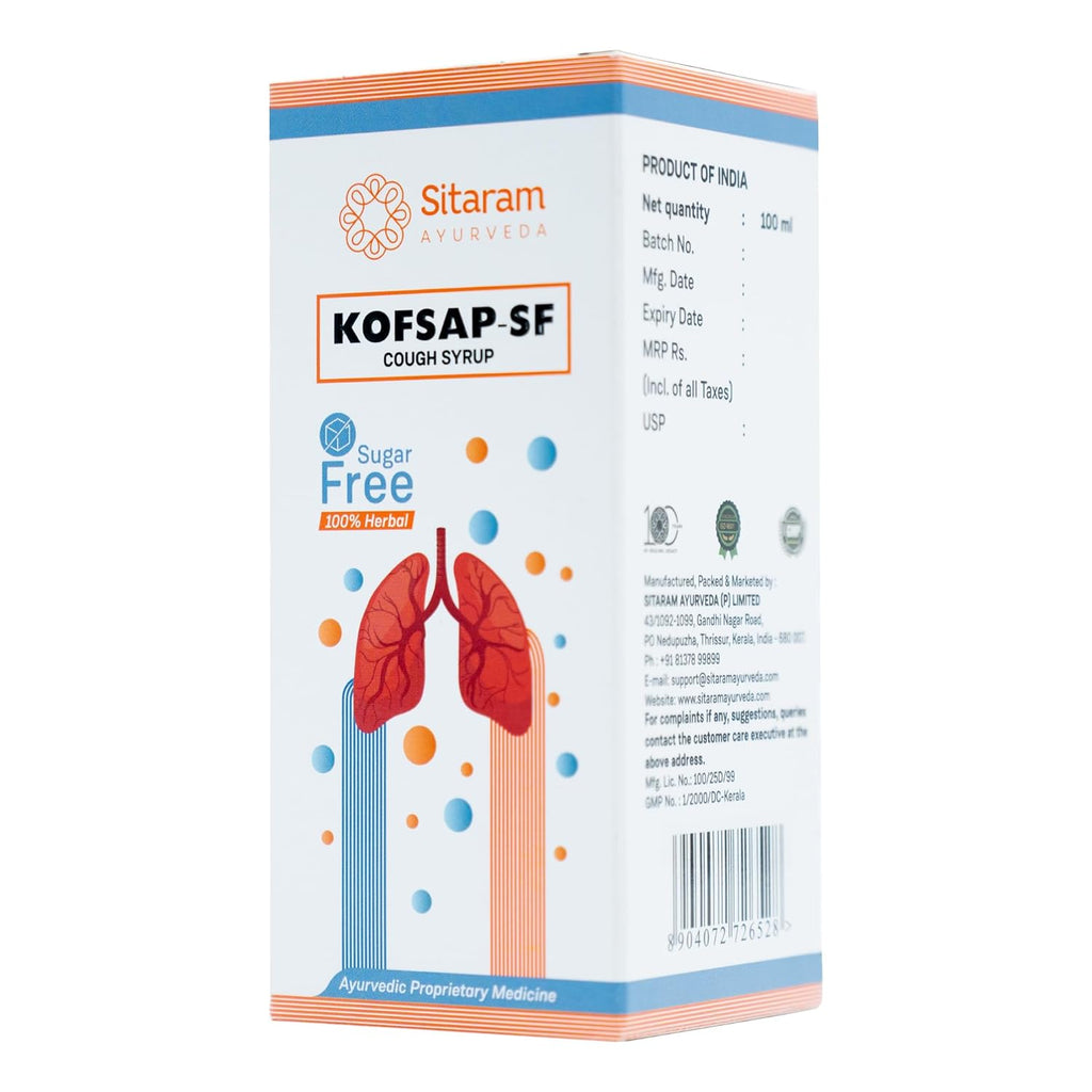 Sitaram Ayurveda Kofsap-SF Cough Syrup