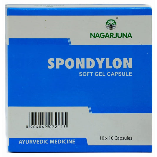 Nagarjuna Ayurvedic Spondylon Soft Gel 100 Capsules