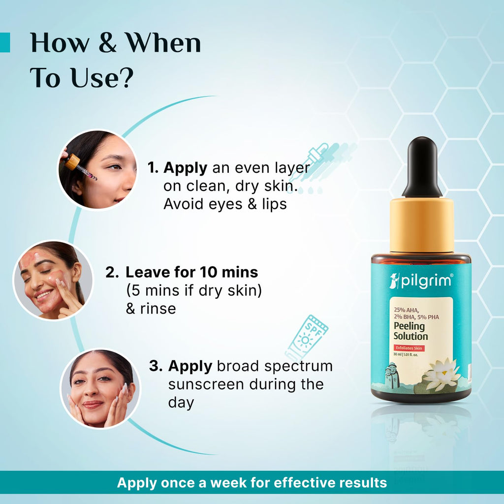 Pilgrim Cosmetics 25% AHA, 2% BHA, 5% PHA Peeling Solution 30ml