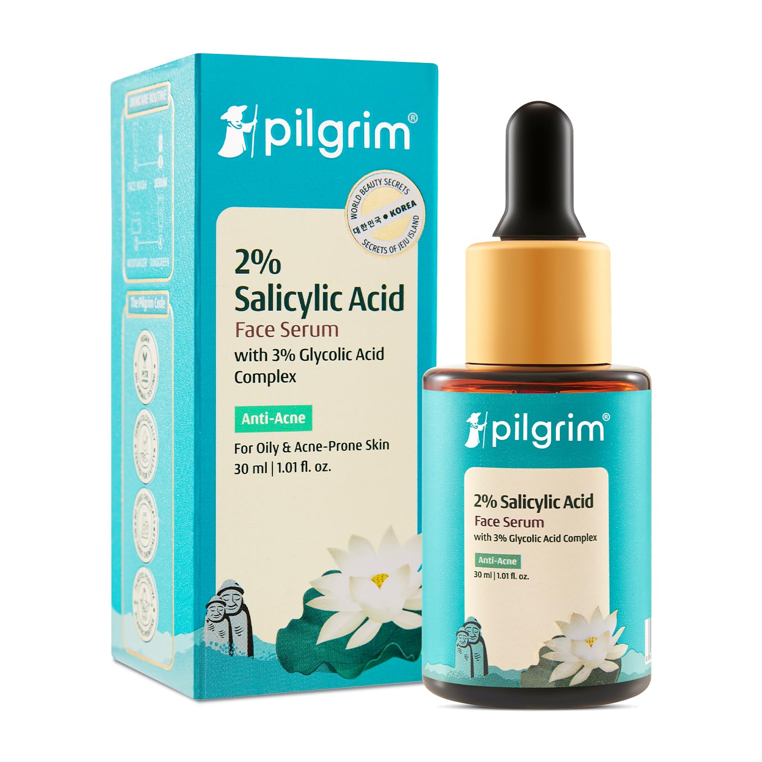 Pilgrim Cosmetics 2% Salicylic Acid Anti-Acne Face Serum 30ml