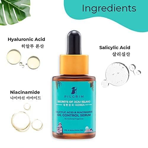 Pilgrim Cosmetics Salicylic Acid & Niacinamide Oil Control Serum 30ml
