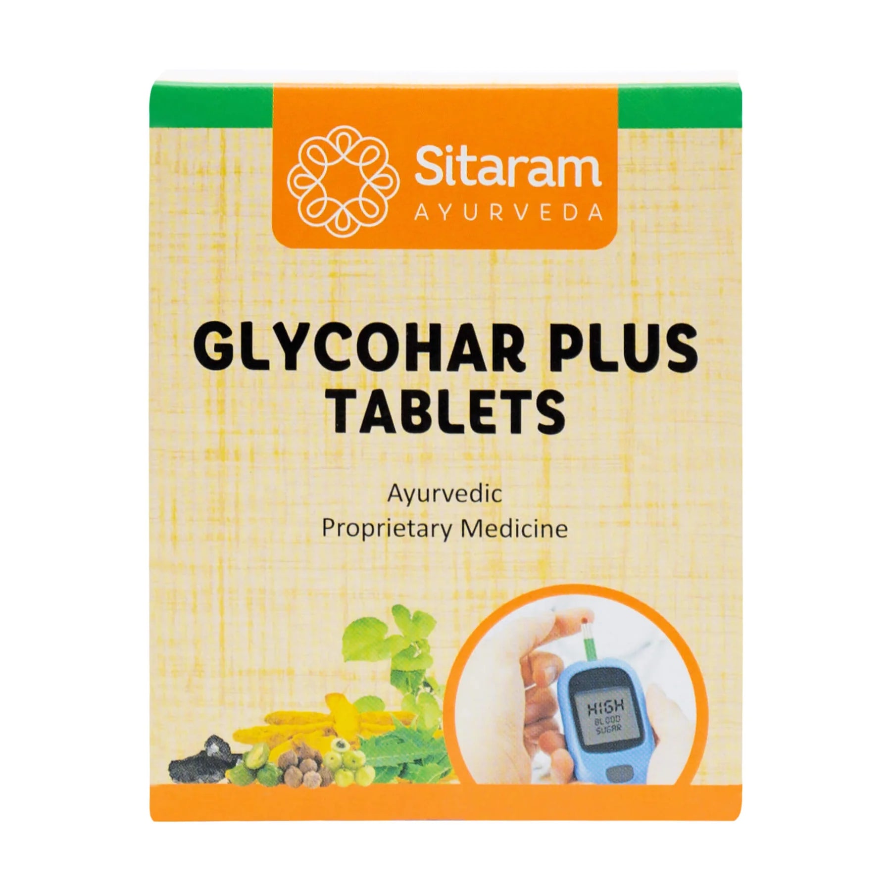 Sitaram Ayurveda Glycohar Plus 60 Tablets