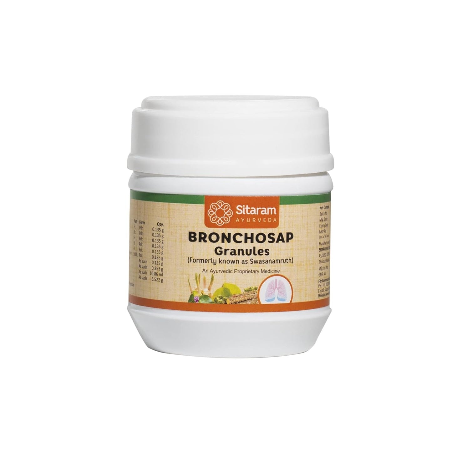 Sitaram Ayurveda Bronchosap Granules Powder 100Gm