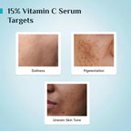 Pilgrim Cosmetics 15% Vitamin C Face Serum For Advanced Brightness 20ml