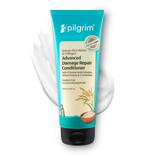 Pilgrim Cosmetics Korean Rice Water & Collagen Advanced Damage Repair Conditioner 200 ml | 6.76 fl. oz