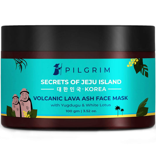 Pilgrim Cosmetics Volcanic Lava Ash Face Scrub with Yugdugu & White Lotus 100g
