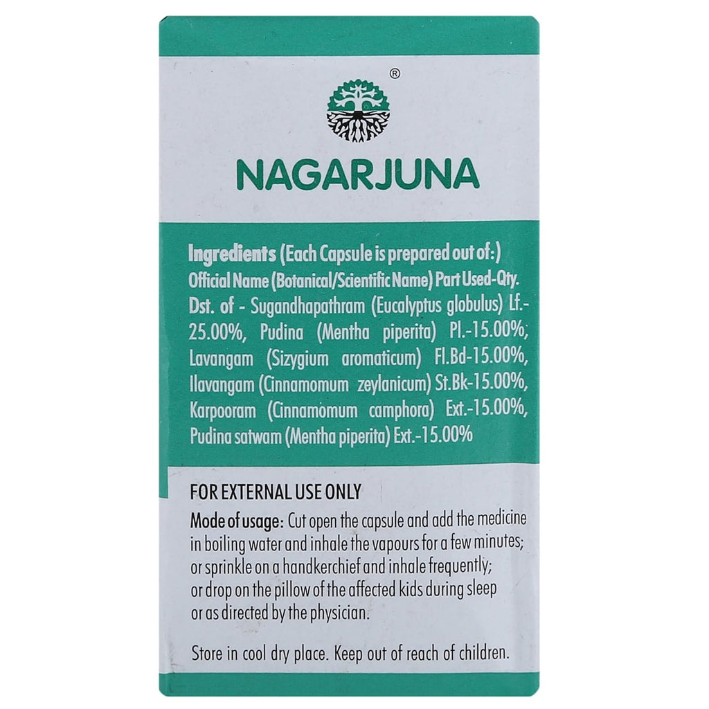 Nagarjuna Ayurvedic Halin Drops 50 Capsules