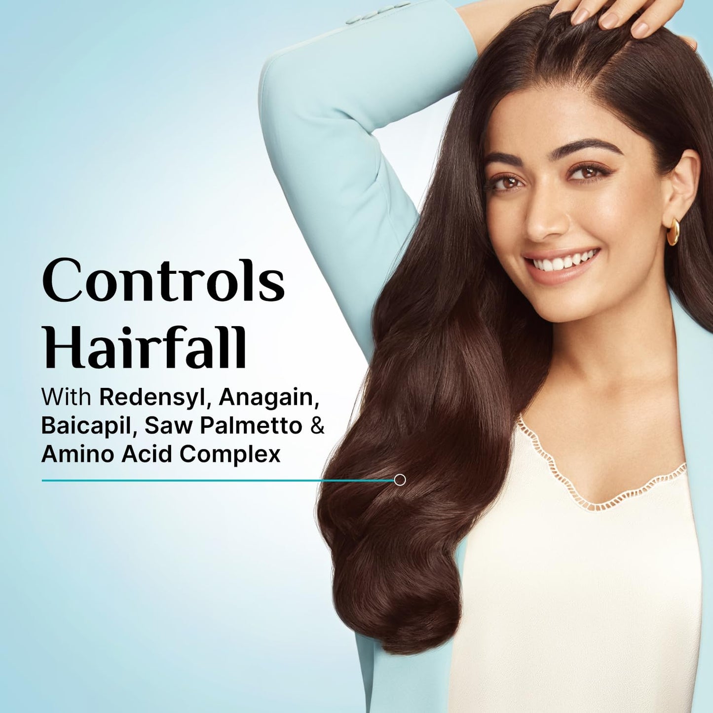 Pilgrim Cosmetics Redensyl & Anagain Hairfall Control Hair Shampoo 200 ml 6.8 fl. oz