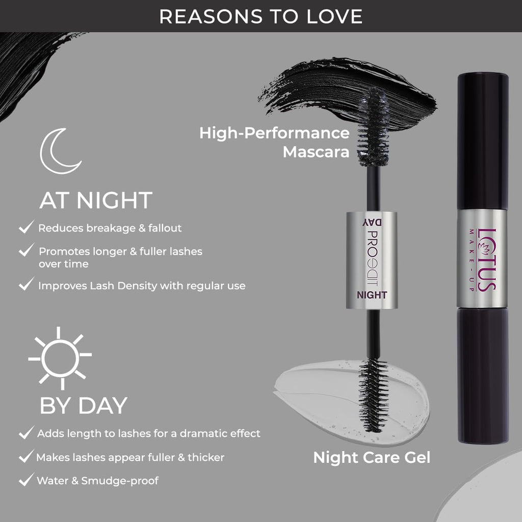 Lotus Make Up Herbals Cosmetics Proedit Day & Night Mascara 13gms