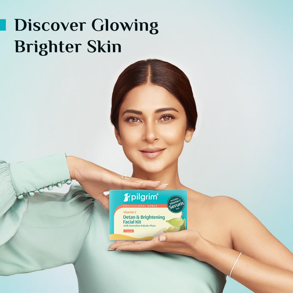 Pilgrim Cosmetics Vitamin C Detan & Brightening Facial Kit