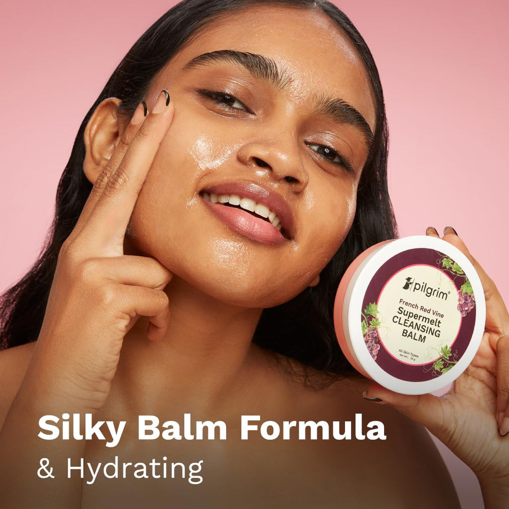 Pilgrim Cosmetics French Red Vine Supermelt Cleansing Balm 50gm