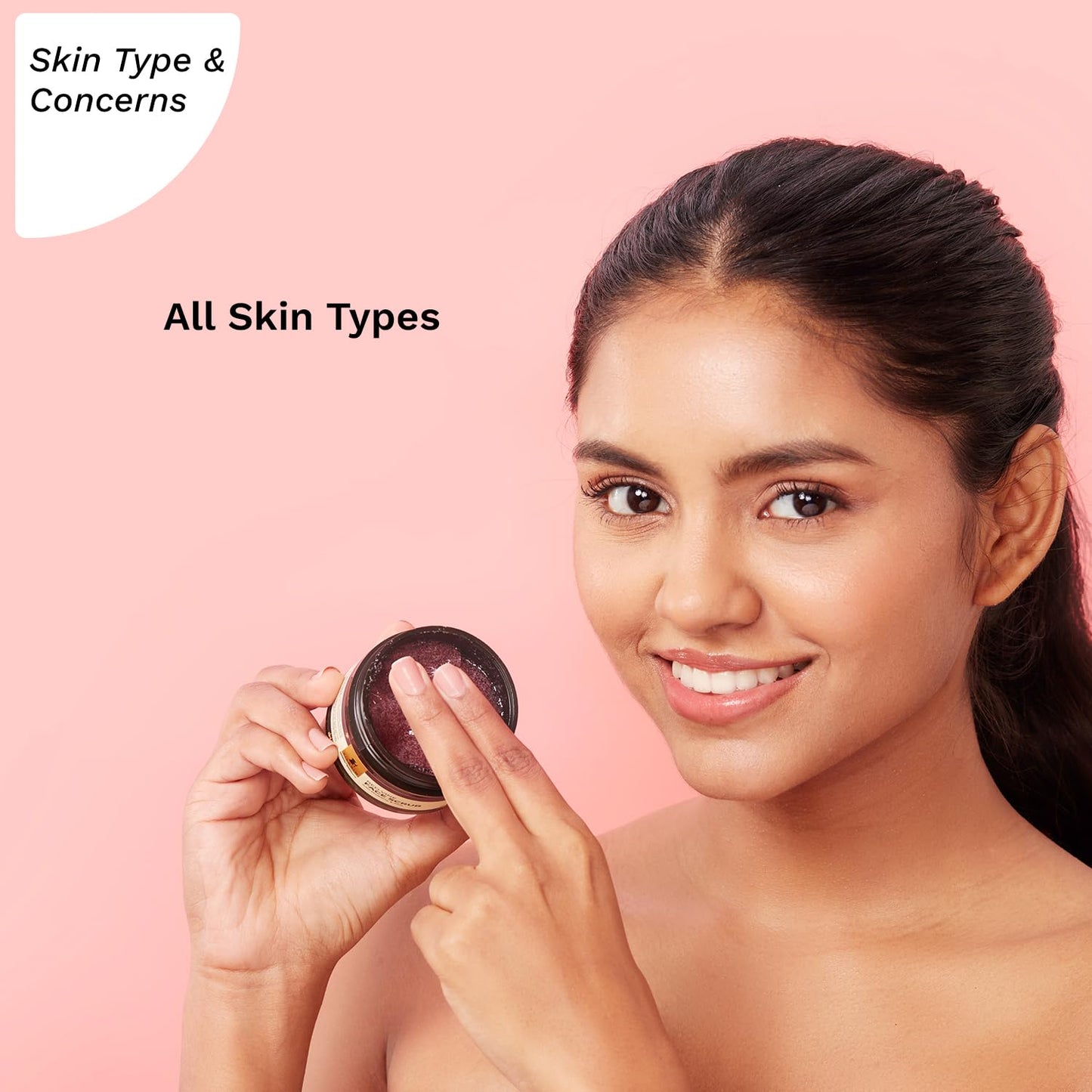 Pilgrim Cosmetics Red Vine Face Scrub with Mulberry & Aloe 50g