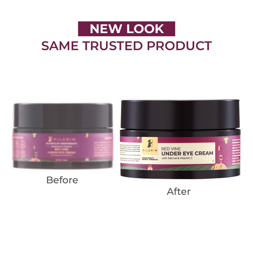 Pilgrim Cosmetics Red Vine Under Eye Cream with Retinol & Vitamin C 30gm