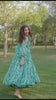 Bollywood Indian Pakistani Ethnic Party Wear Women Soft Pure Tubby Organza Green Dress