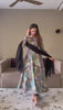 Болливудская индийская пакистанская этническая праздничная одежда женское мягкое чистое платье из органзы Anarkali