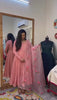Болливудское индийское пакистанское этническое праздничное платье женское мягкое чистое платье из шиннона