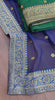Болливудская индийская пакистанская этническая праздничная одежда для женщин из мягкого чистого жоржета с необычным жемчугом и бриллиантами с жаккардовой кружевной каймой сари/сари