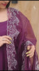 Bollywood Indian Pakistani Women Ethnic Party Wear Soft Pure Georgette Wine Ruby Suit Dress